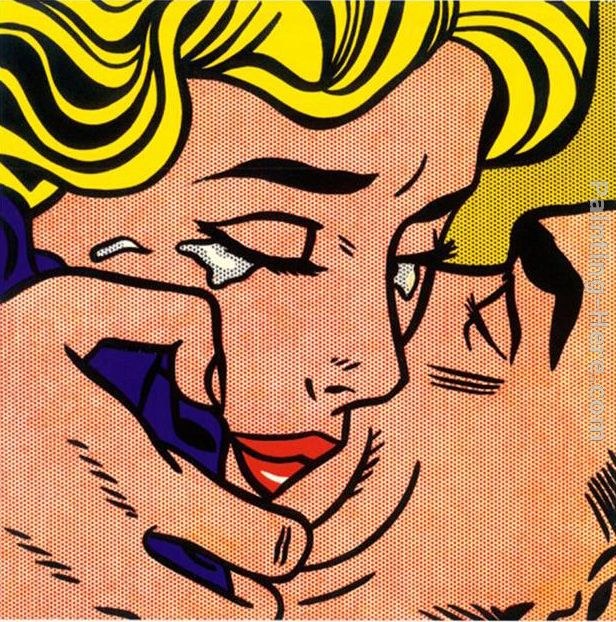 Roy Lichtenstein Kiss V